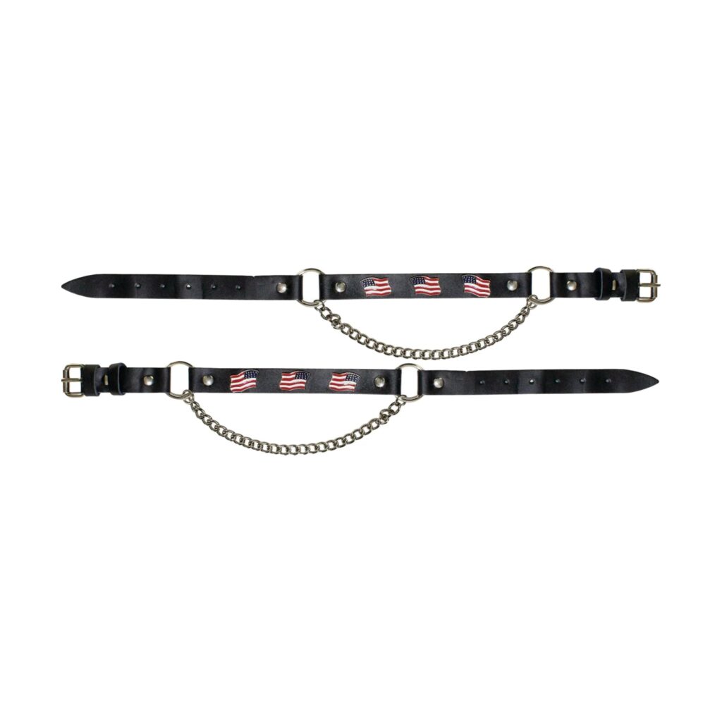 American Flag Boot Chains
