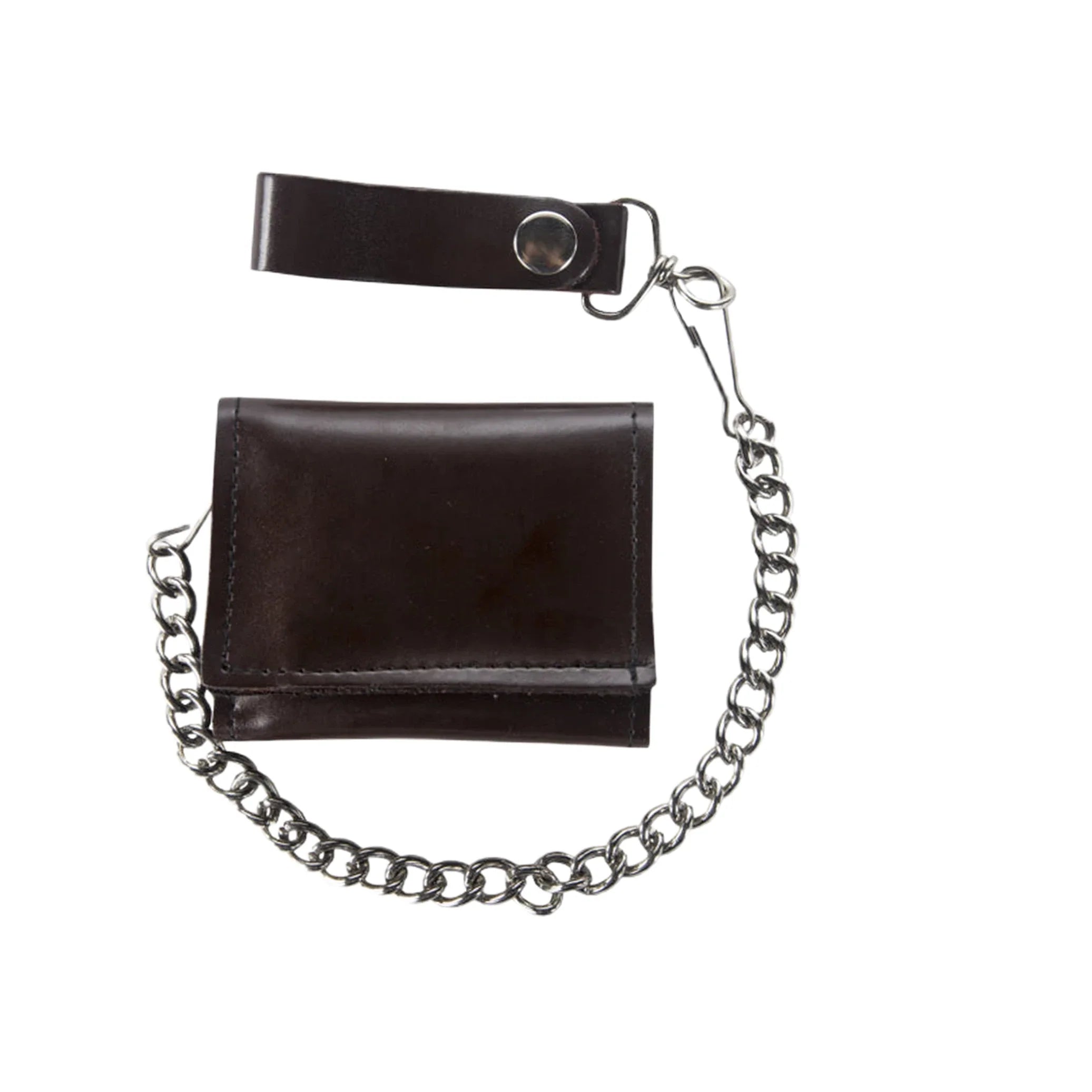 Biker Tri Fold Motorcycle Chain Wallet