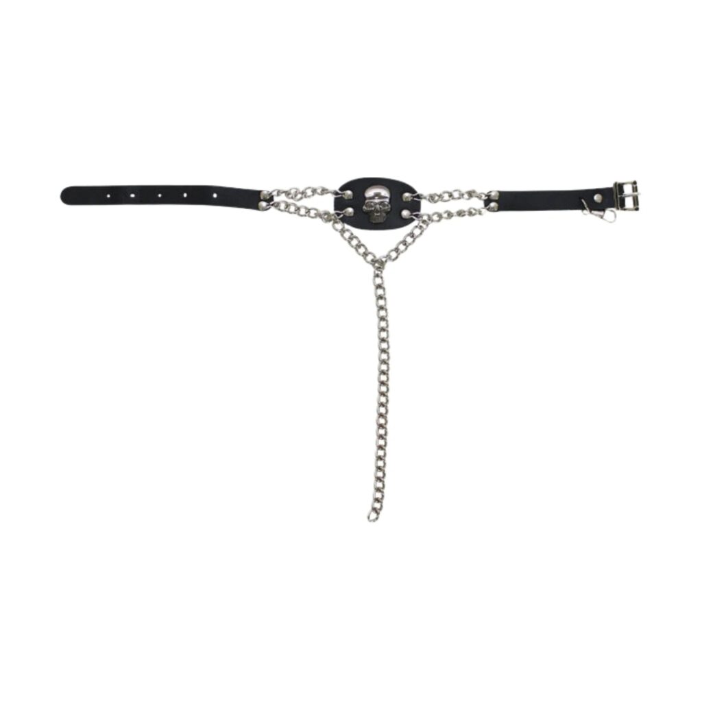 Chrome Skull Boot Chain