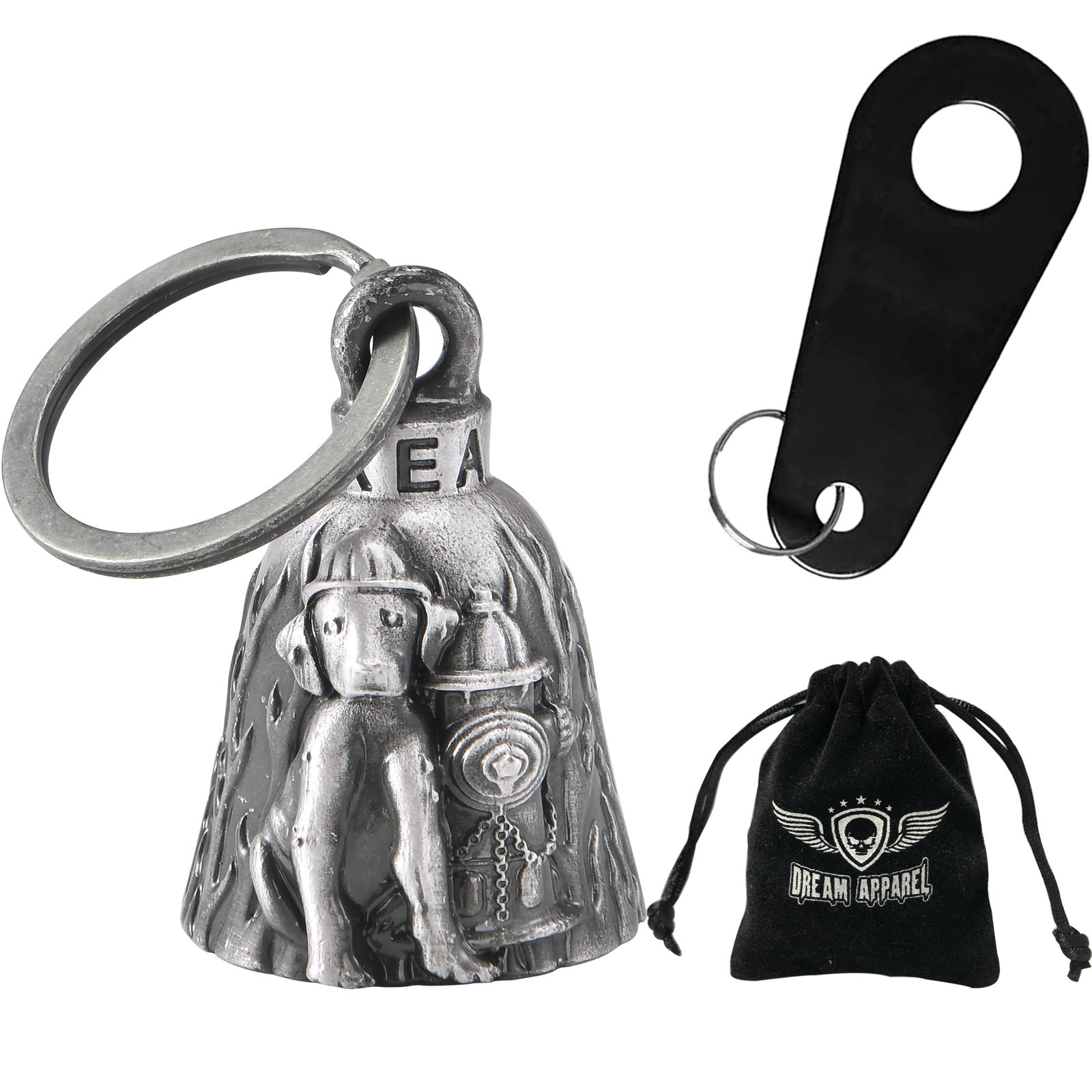 Fire Hydrant Dog Motorcycle Bell Dream Apparel Firemen Collector Gift