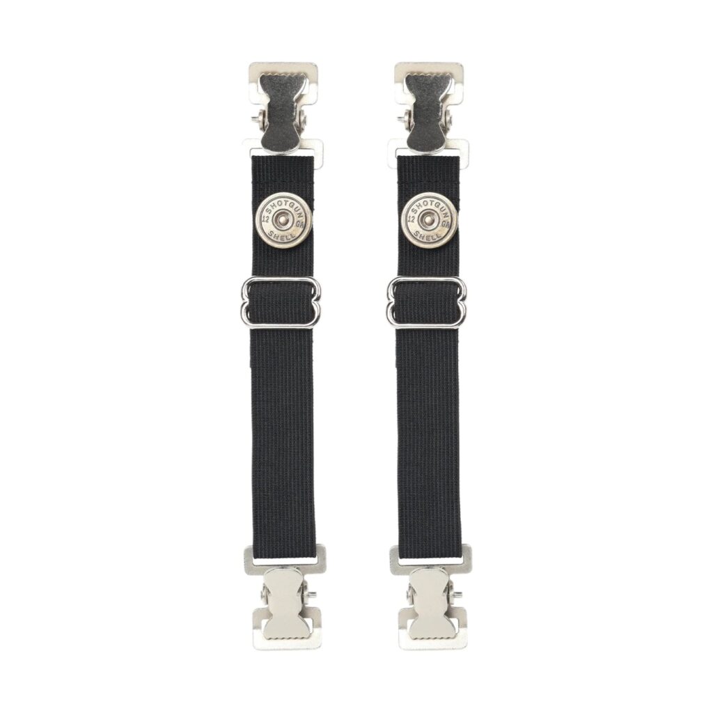 Premium Alligator Teeth Boot Clips with Shotgun Shell Design Adjustable Straps