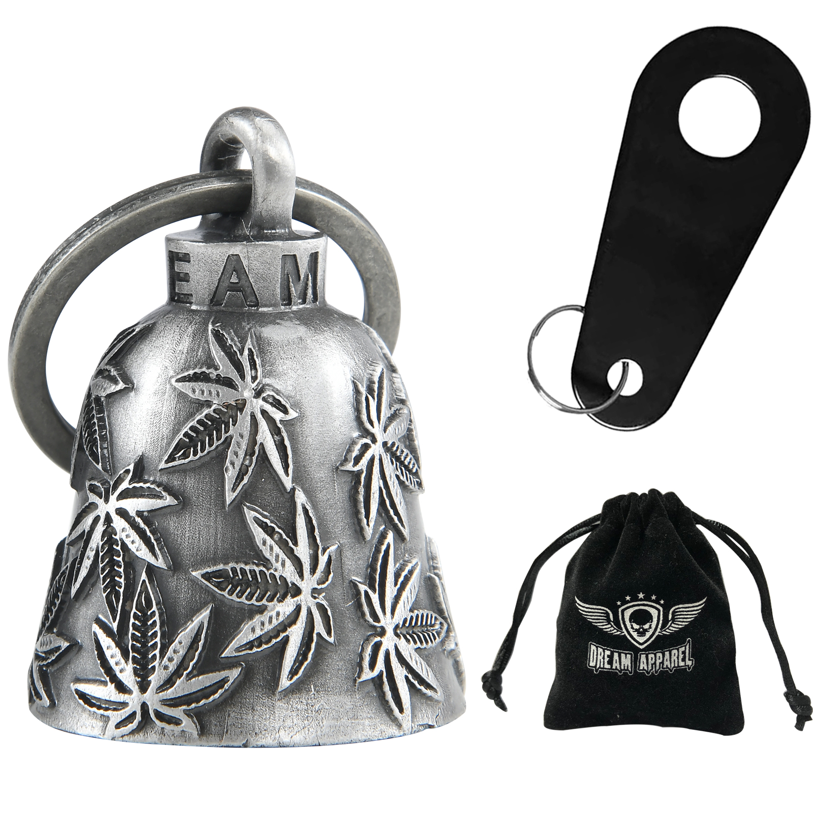 Motorcycle Bell Dream Apparel Weed Leaves 3D Magnesium Alloy Lightweight
