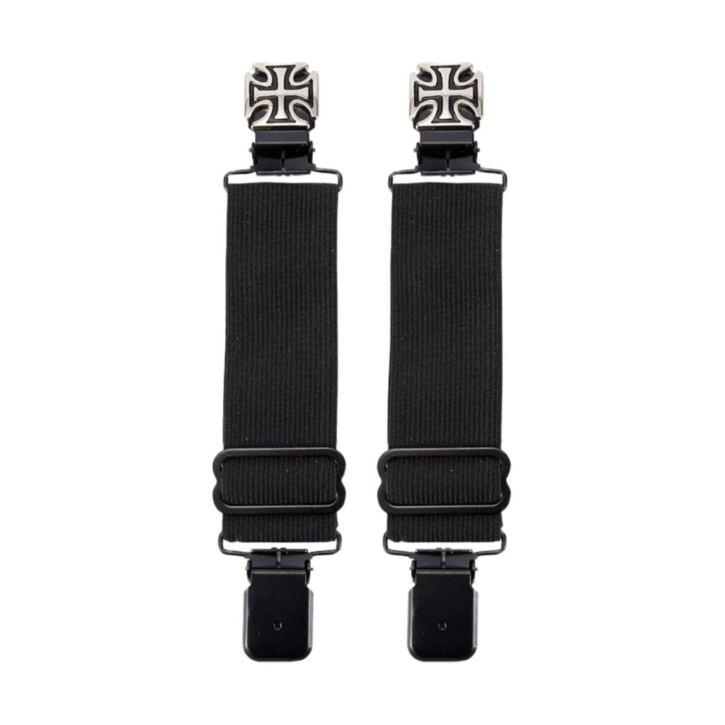 Iron Cross Alligator Boot Clips