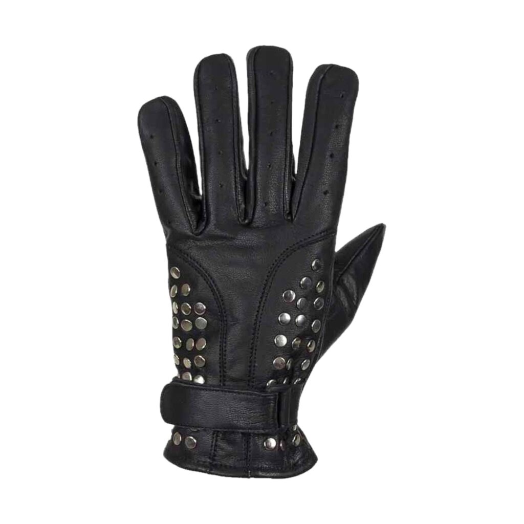 Men's Studded Full Finger Gloves