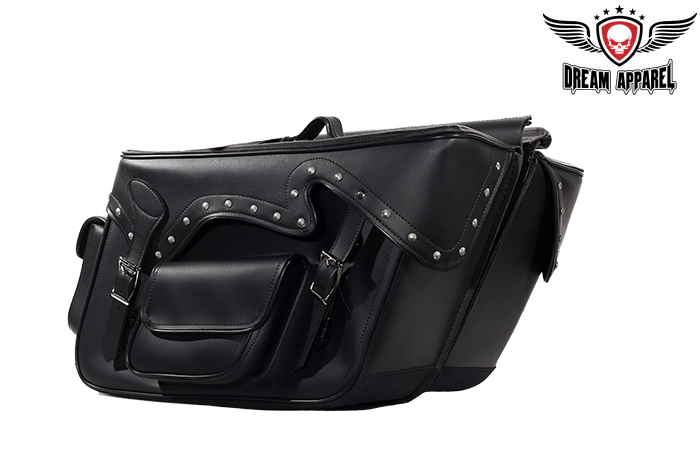 PVC Motorcycle Throwover Saddlebag Universal Fit Waterproof Heavy Duty