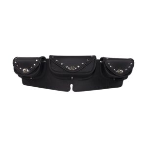 PVC Motorcycle Windshield Bag With Studs