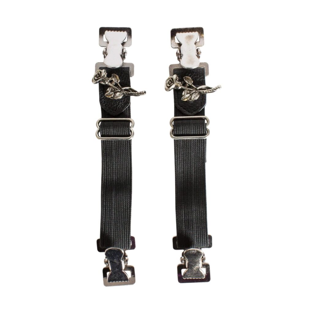 Rose Alligator Boot Clips