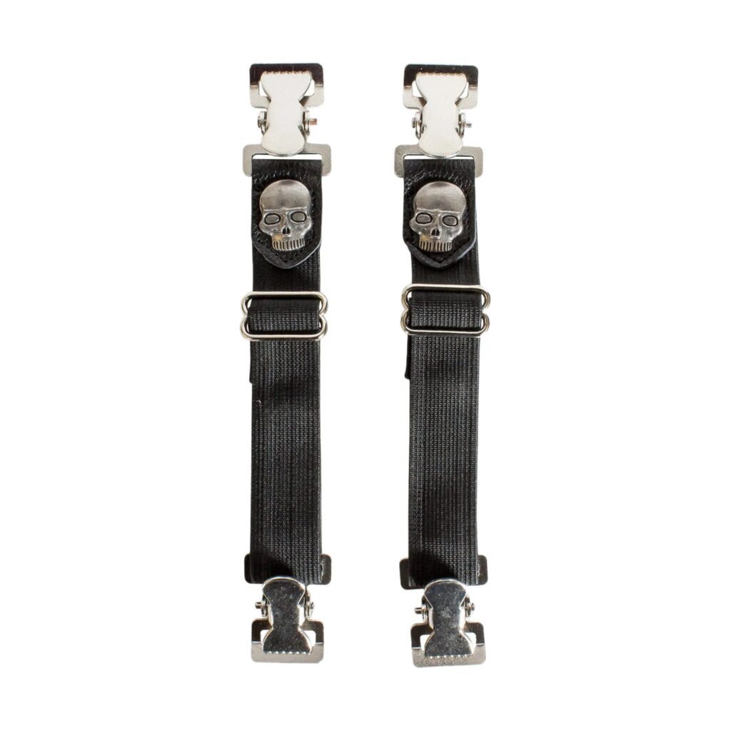 Skeleton Alligator Boot Clips
