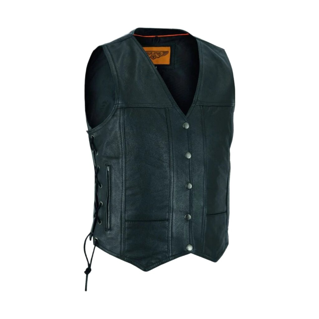 Womens Motorcycle Vest With 7 Pockets