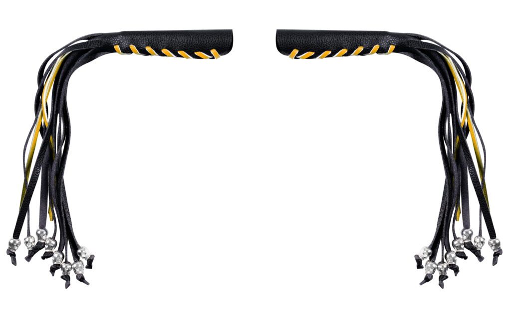 Motorcycle Brake Clutch Lever Covers Dream Apparel Heavy Duty Black Yellow Skull