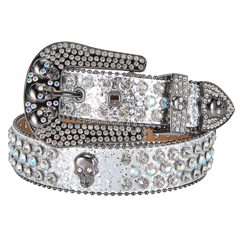 Western Rhinestone Belt Dream Apparel Faux Leather Medium Large XL Sizes