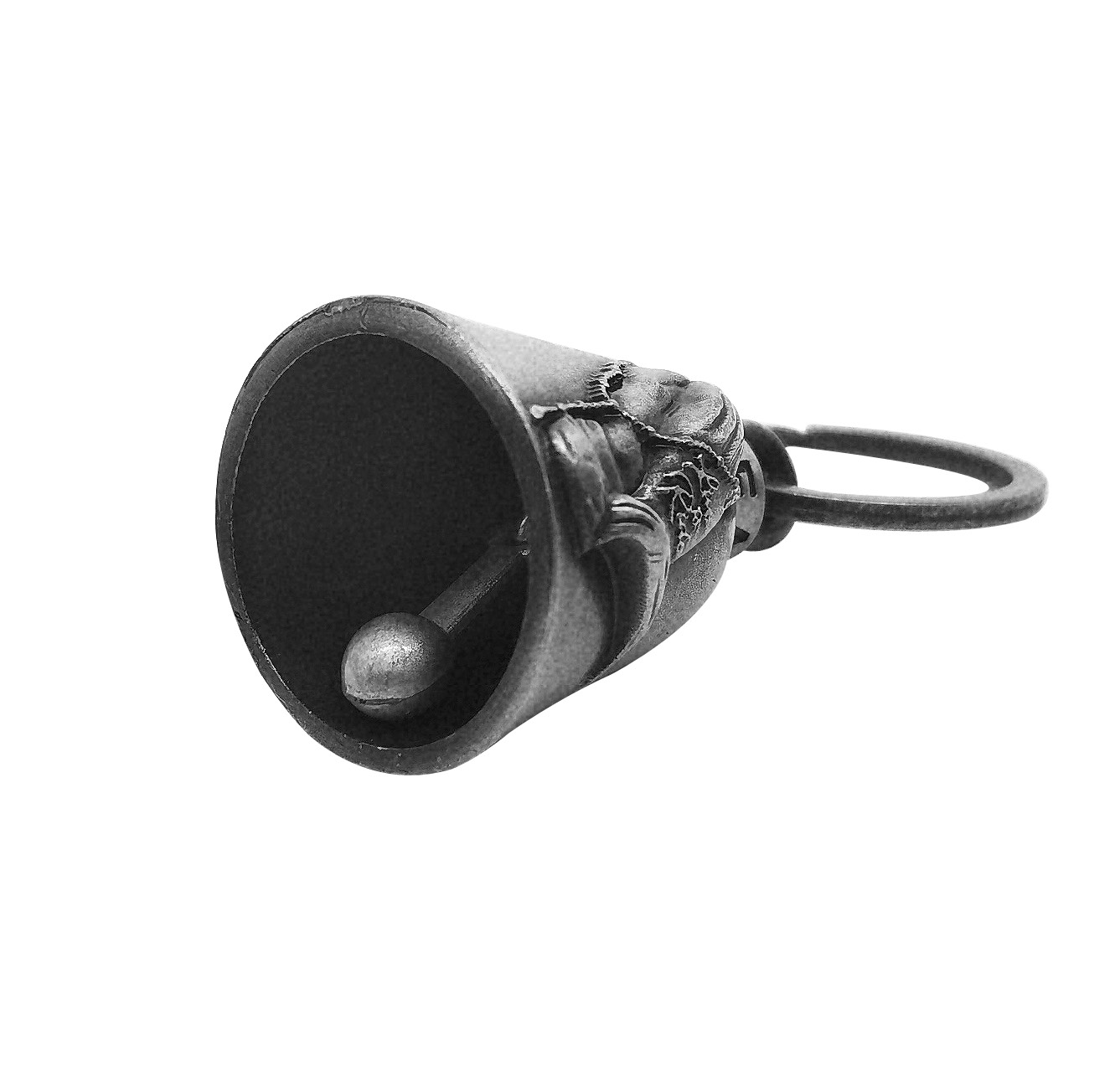 Motorcycle Good Luck Bell Dream Apparel Praying Hands 3D Magnesium Alloy - Image 2