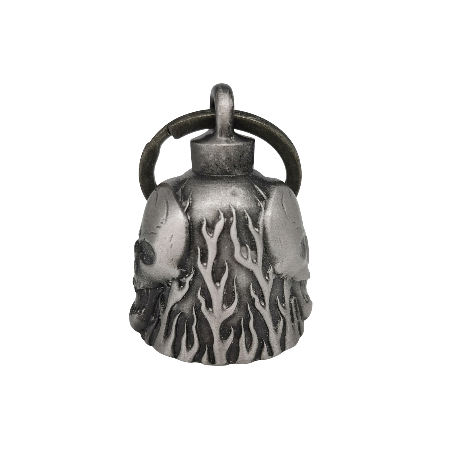 Motorcycle Skull Bell Dream Apparel Magnesium Alloy 3-D Good Luck Charm - Image 2