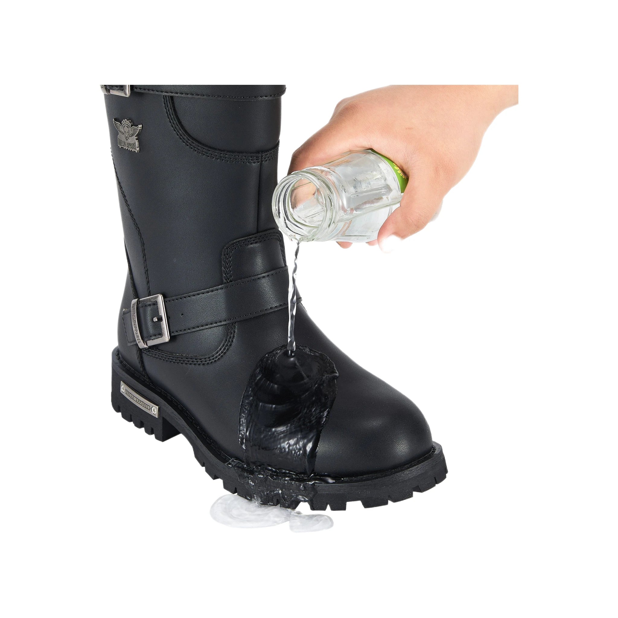 Motorcyle Men's Biker Boots - Image 2
