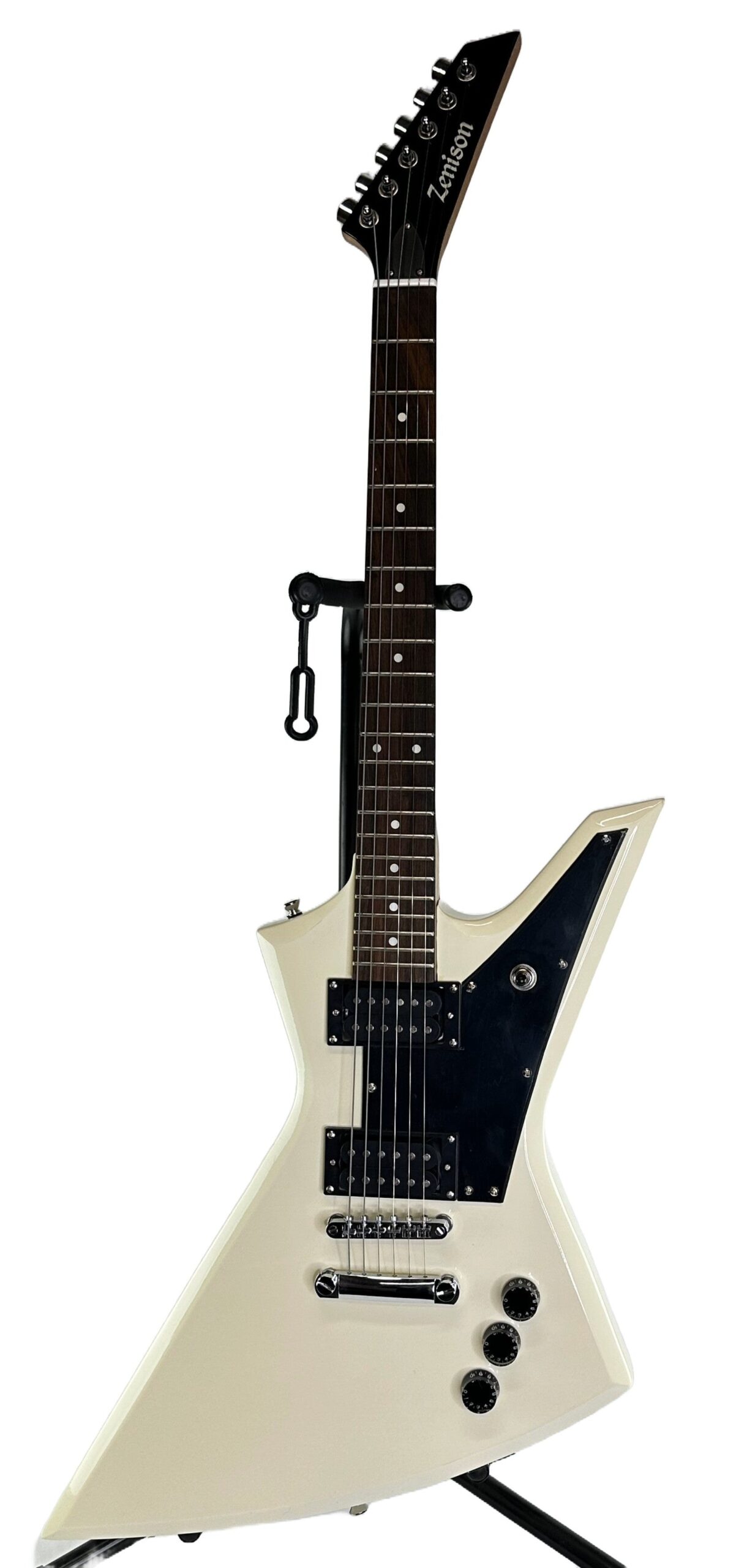 Electric Guitar Rock Style 6-String Solid Body Right Hand Antique White - Image 2