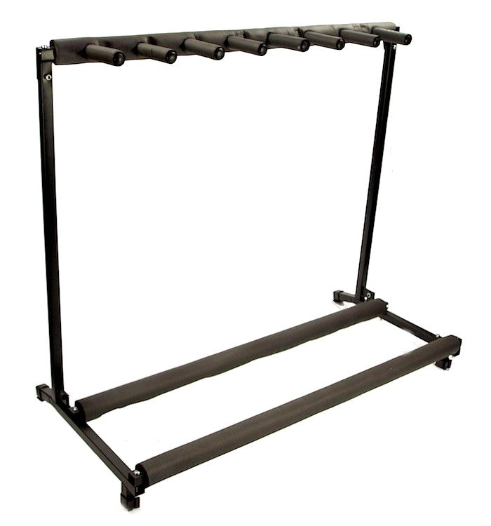 Zenison 7 Guitar Stand Folding Padded Instrument Organizer Display Rack - Image 2