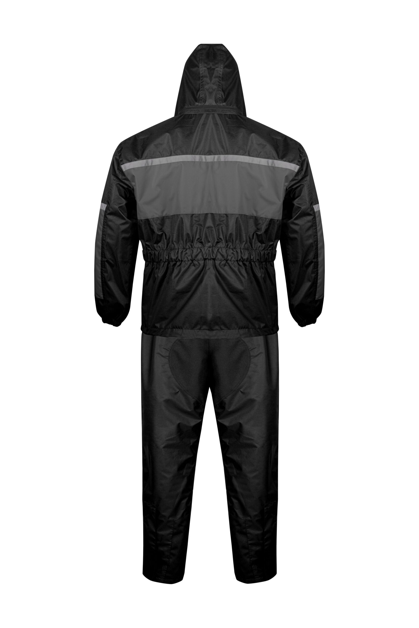 2-Piece Black Grey Rain Suit Dream Apparel Waterproof Jacket Pants - Image 3
