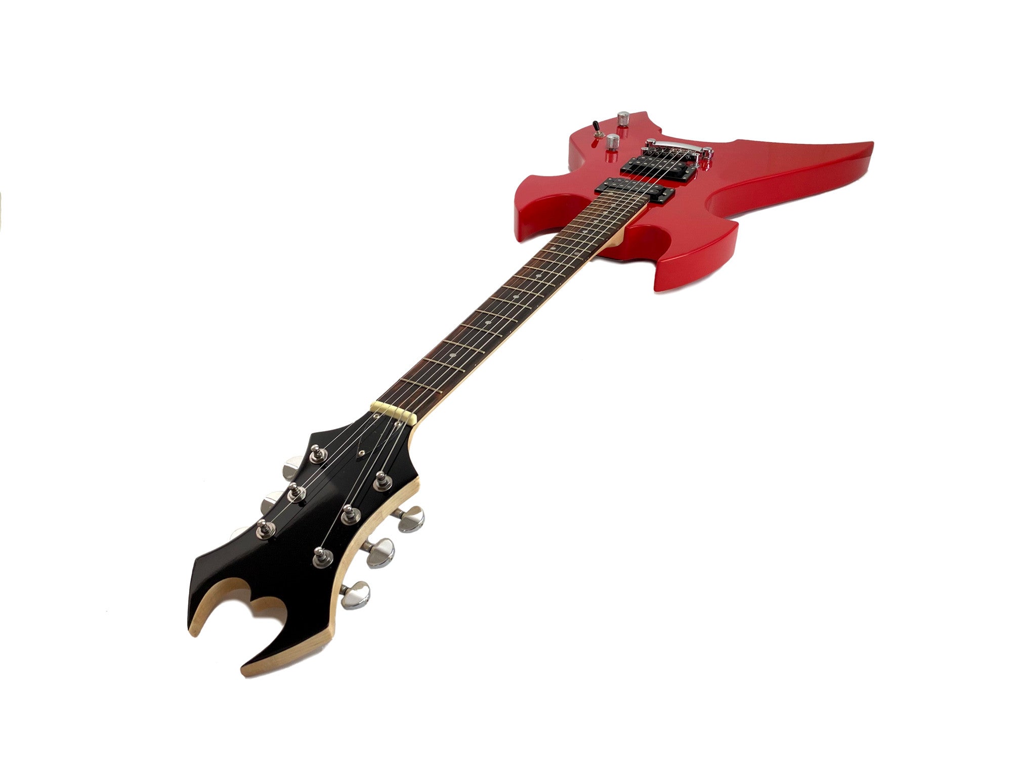 Electric 6 String Guitar Solid Wood Body Bolt-On Neck Right Handed Deep Red - Image 3