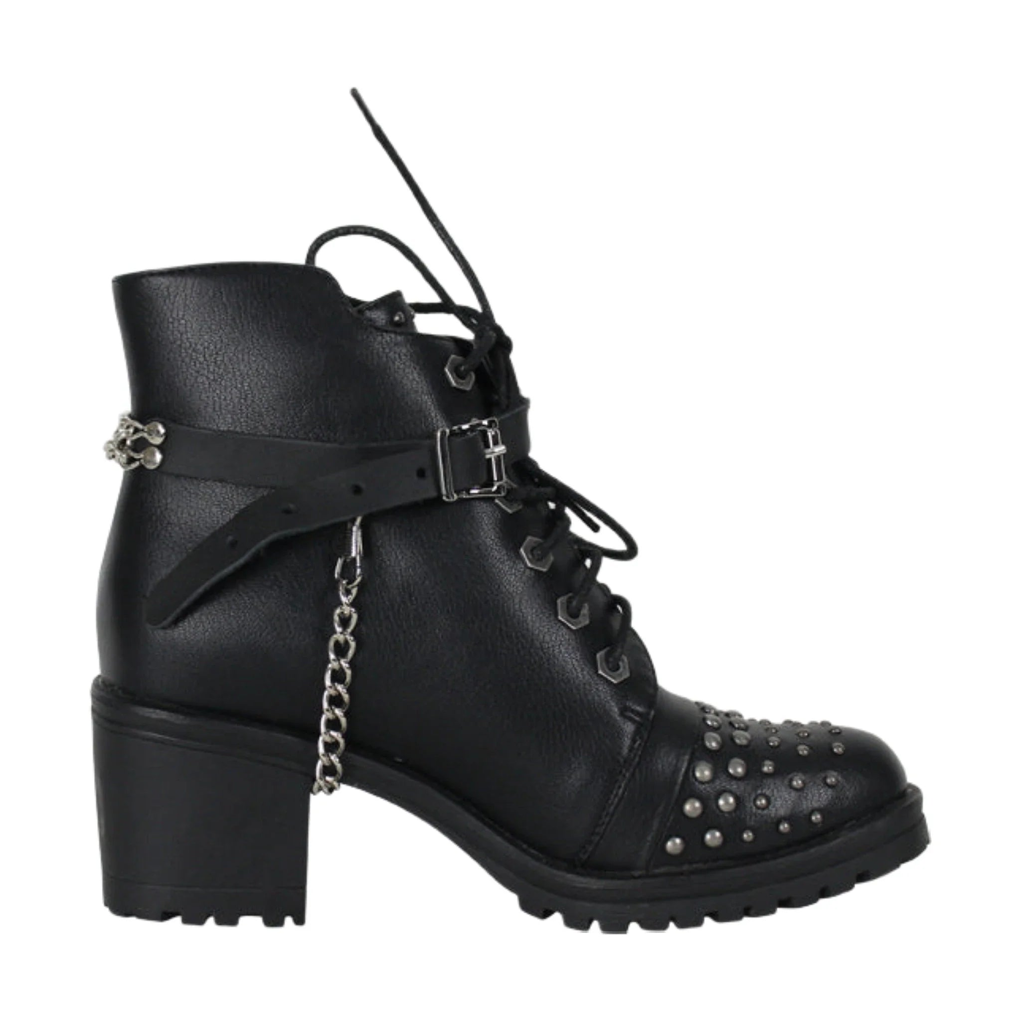 Chrome And Gold Police Star Boot Chain - Image 4