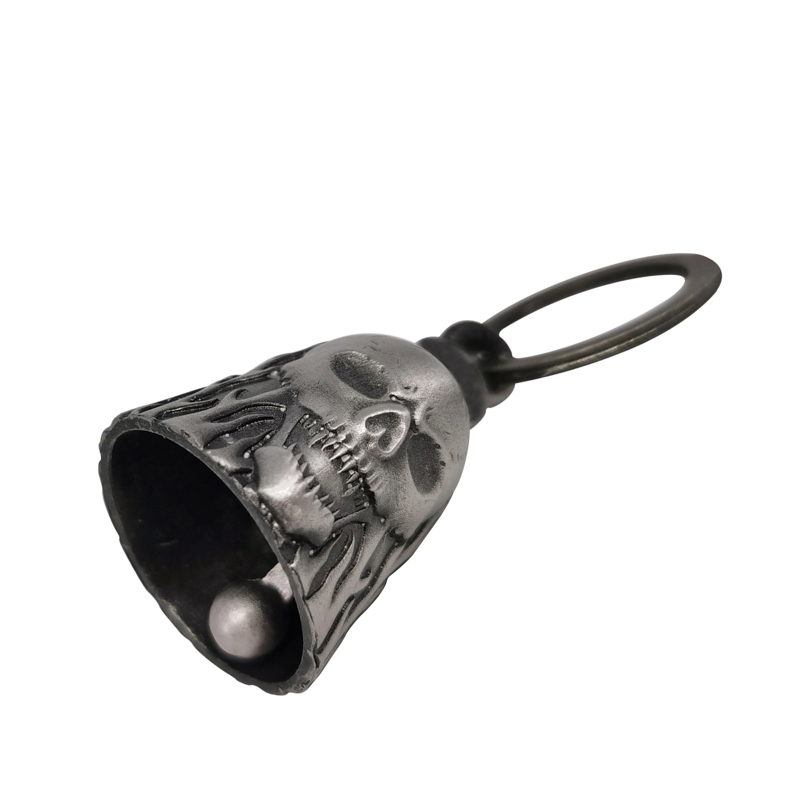 Motorcycle Skull Bell Dream Apparel Magnesium Alloy 3-D Good Luck Charm - Image 4