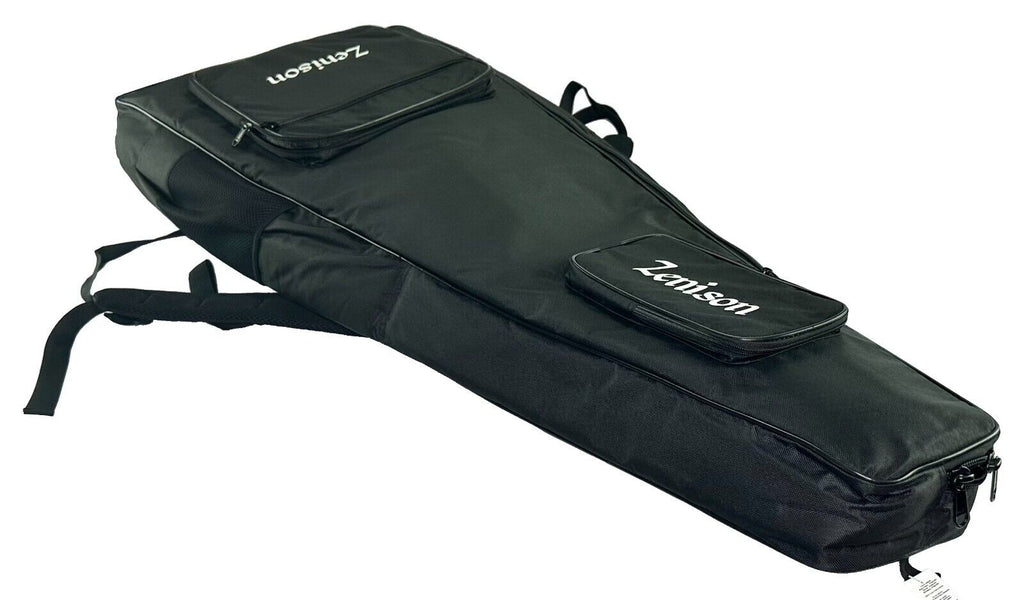 Zenison PADDED GIG BAG for LARGE BODY Electric Guitars Shoulder Straps 44" Black - Image 4