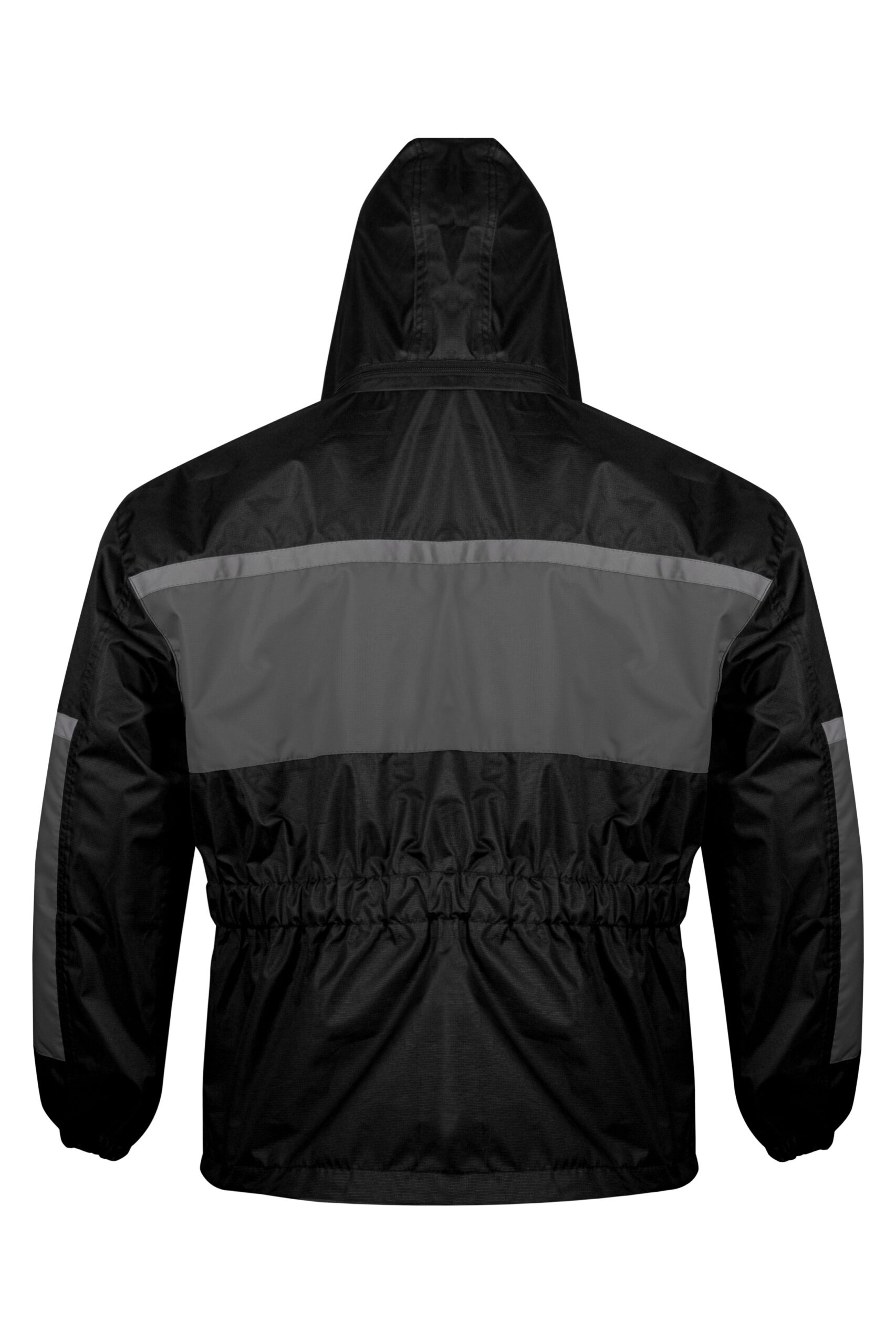 2-Piece Black Grey Rain Suit Dream Apparel Waterproof Jacket Pants - Image 5