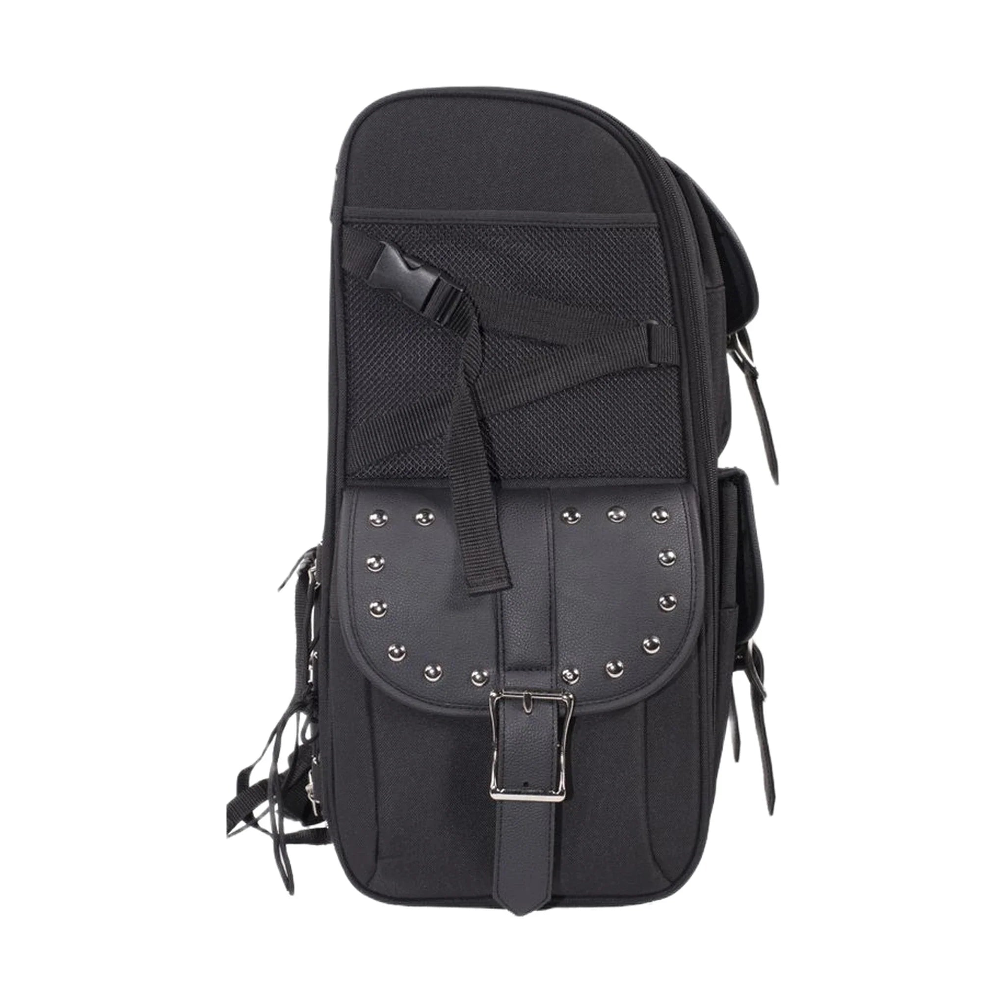 Dream Apparel Large PVC Motorcycle Sissybar Bag With Studs - Image 7