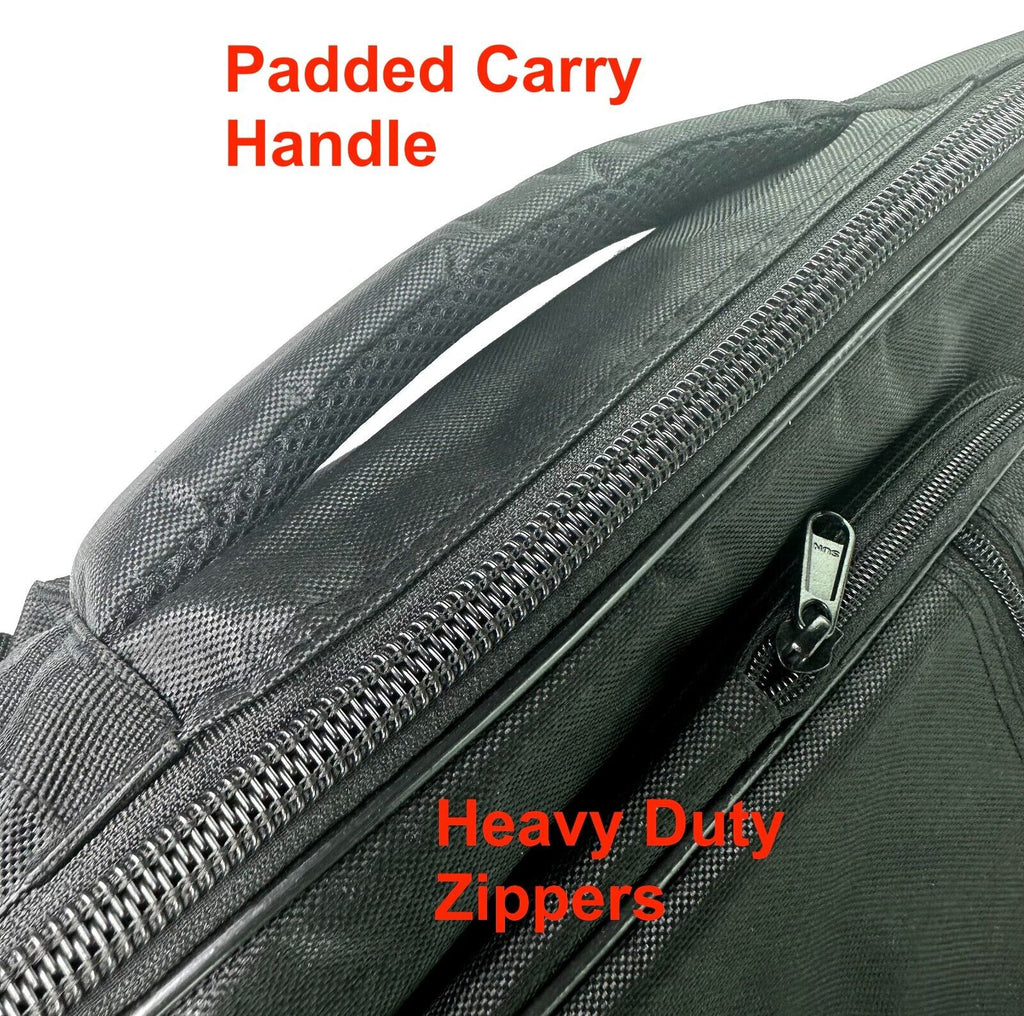 Zenison PADDED GIG BAG for LARGE BODY Electric Guitars Shoulder Straps 44" Black - Image 7
