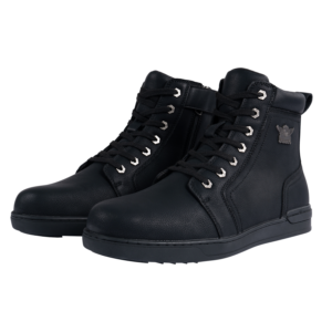 Motorcyle Men's Biker Boots Straps & Ring on Ankle