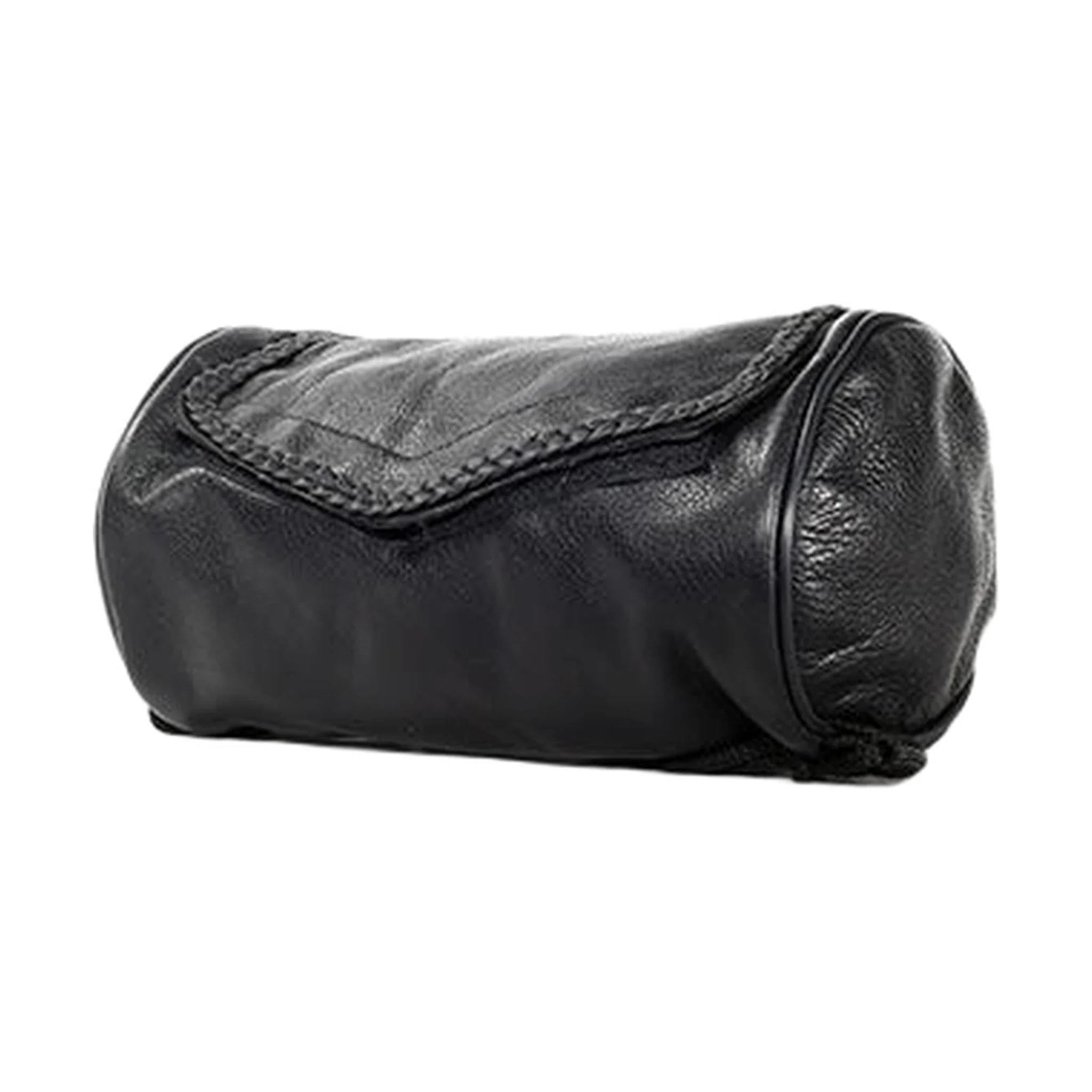 Black Leather Motorcycle Tool Bag